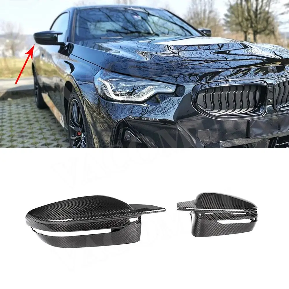 

Dry Carbon Rearview Mirror Cover Gap For BMW 2 series G42 2020+ Car Mirror Cover