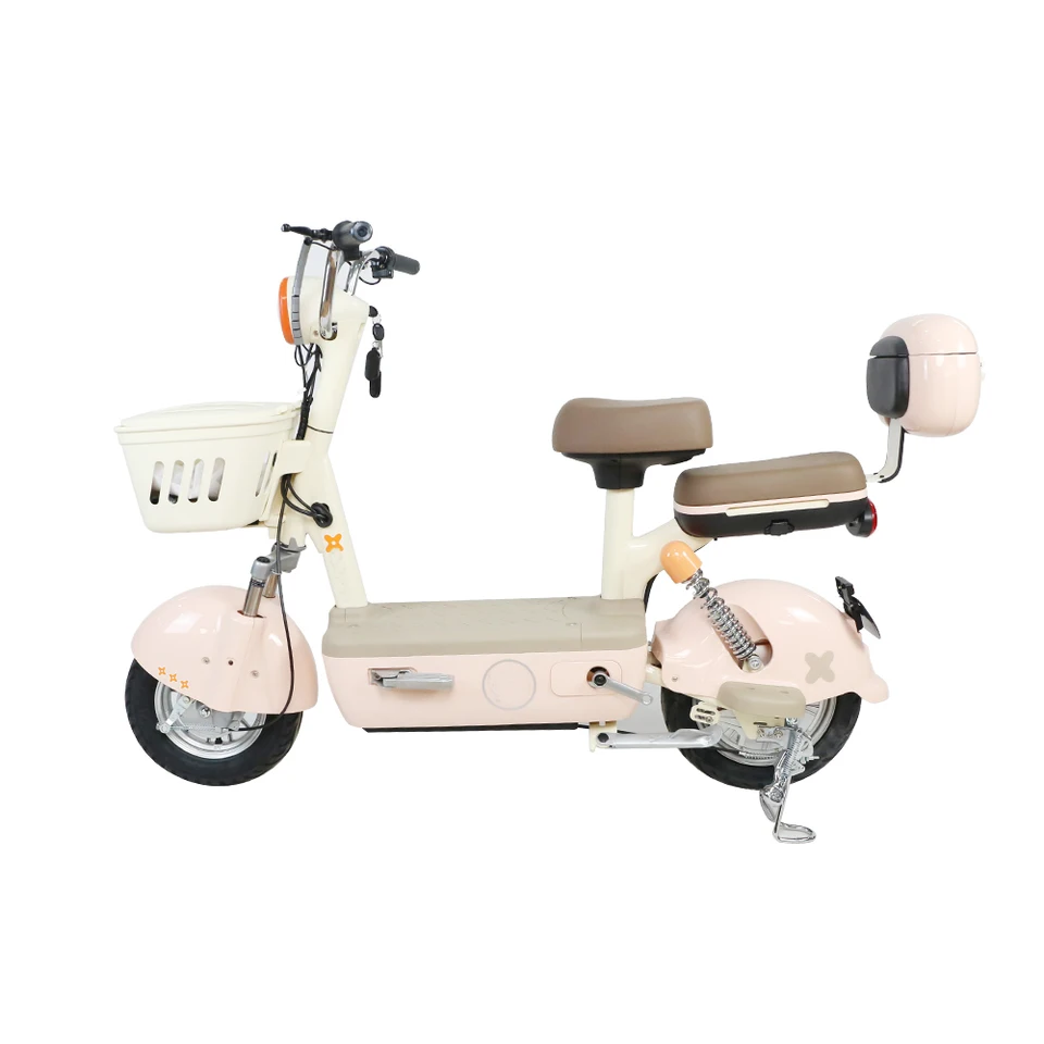 Wholesale Electric Motor Bike 400W Cheap Ebike Electric City Bike With Basket image 7