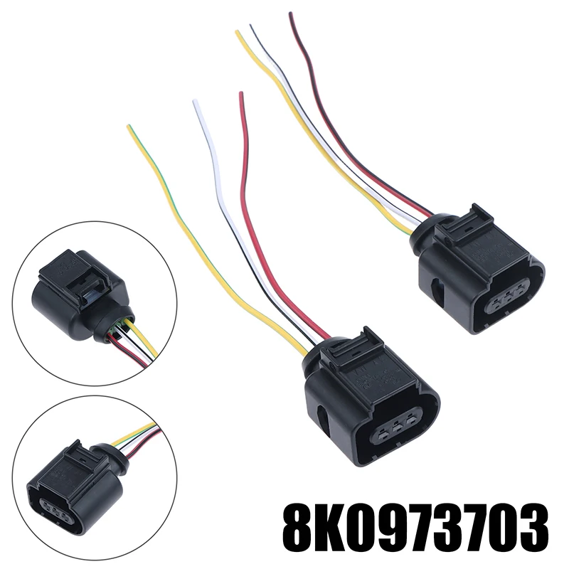 

1/3Pcs 8K0973703 3 Pin Air Conditioning Pressure Switch Pressure Sensor Plug For Passat Golf Beetle For A3 A4 A6