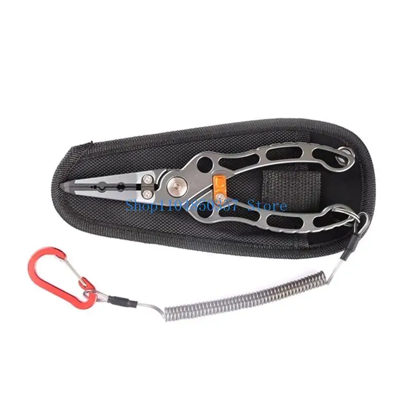 

5asd Aluminum Alloy Fishing Lip Holder Fish Plier Grippers Line Cutter Grip Multifunctional Grabber Keeper Fish Hook Remover