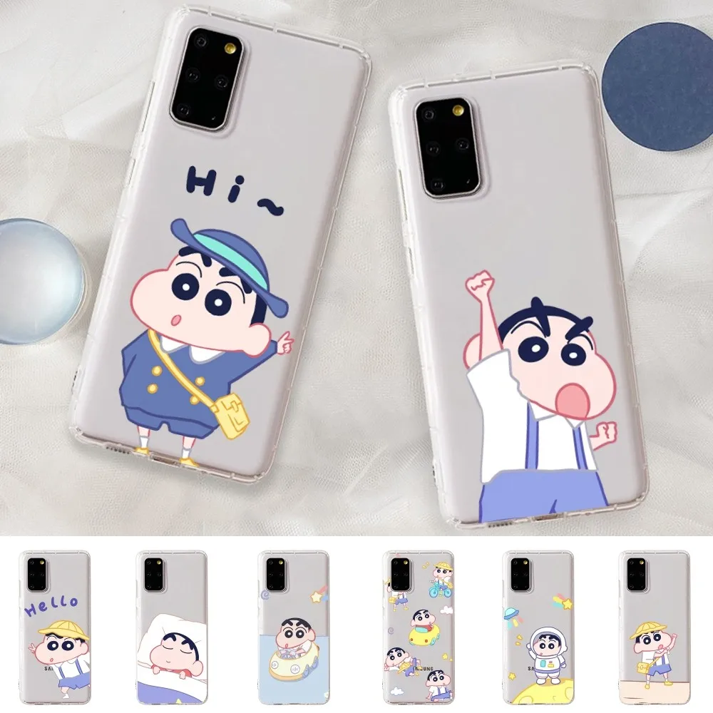 

C-Crayon Shin-chan anime Mousepad for Samsung A12 21 30 31 51 52 70 71 for Redmi8 9 10 for Honor10 70 50 Clear Case