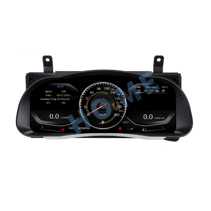 

Linux System Digital Dashboard Panel LCD Display Vehicle Speed Display Table Speedometer for .High.er 2015-2020 12.3"