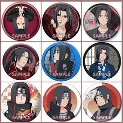 Naruto Kawaii Creative Uchiha Itachi Tanizike Naruto Gaara Sasuke Anime Badge Japanese Cartoon Decoration Pendant Gift Wholesale