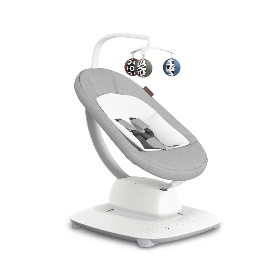 

Mamaroo Smart Swing Настраиваемые успокаивающие режимы с технологией MotionSync Recline для младенцев + поддержка Bluetooth в комплекте