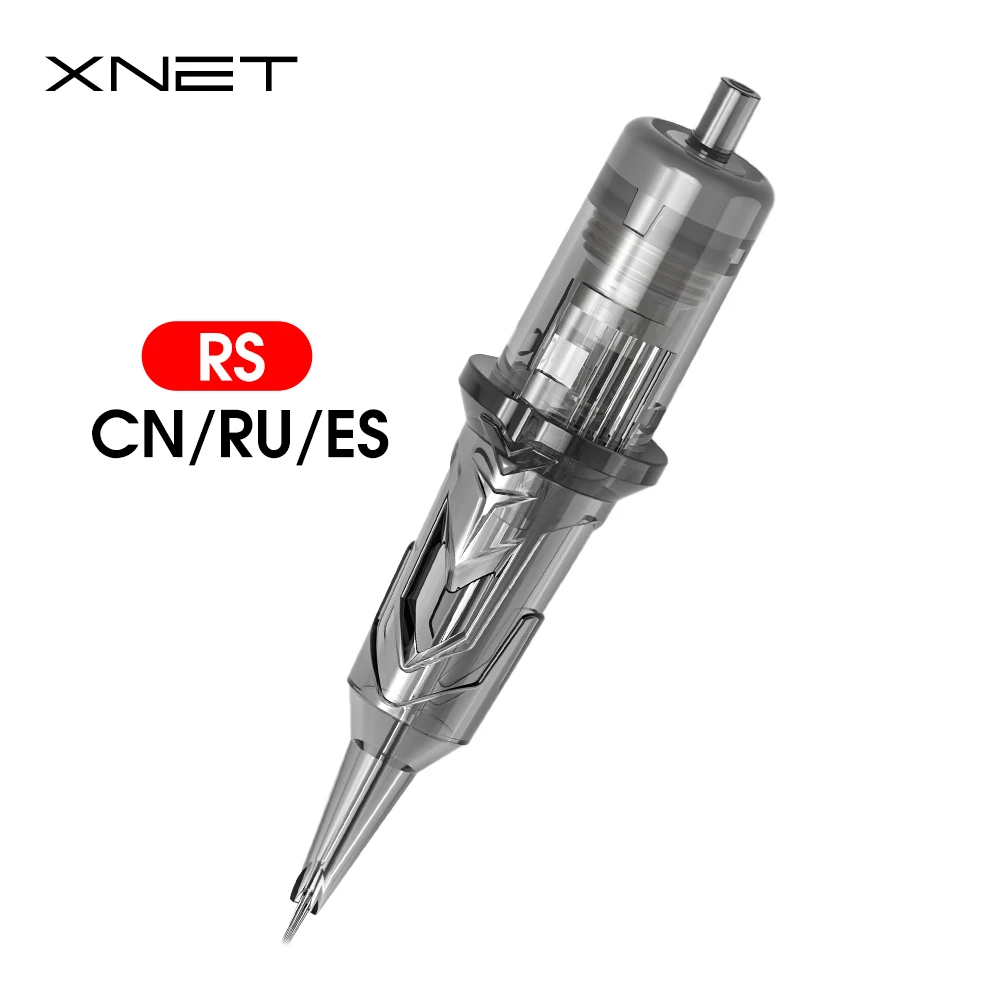 

XNET X-RAY Cartridge Tattoo Needles Shadow Round RS Disposable Sterilized Safety Tattoo Needle For Cartridge Machines Grips 20pc