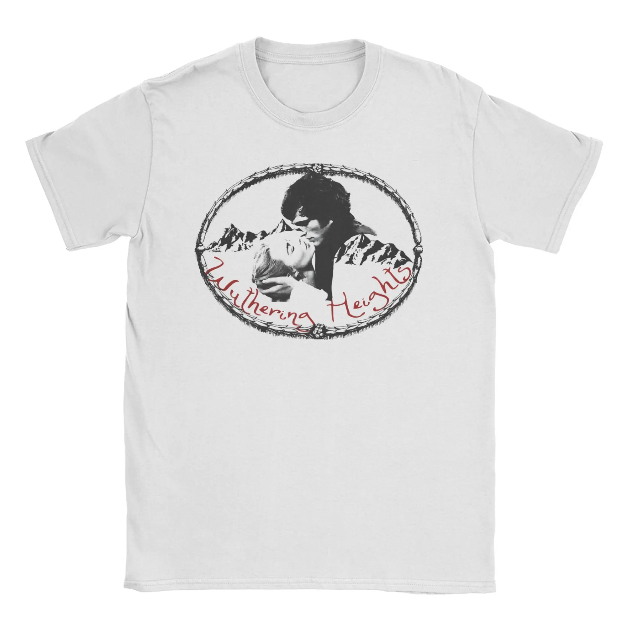 Wuthering Heights Men T Shirt  Vintage Tee Shirt Short Sleeve Crew Neck T-Shirts Pure Cotton 4XL 5XL Tops