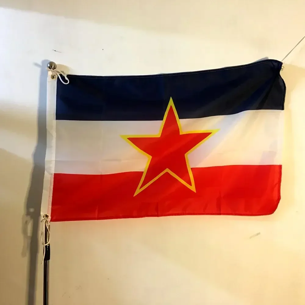 

Yugoslavia Flag 90x150cm Polyester Banner - Durable Digital Print for Hanging Flying Indoor Outdoor Decor