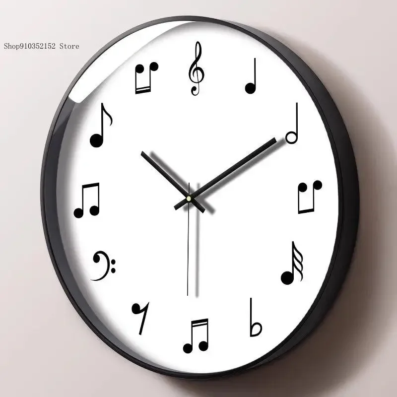 Music and Art Training Center Classroom Creative Simple Note Hanging Table Children's Simple Clock