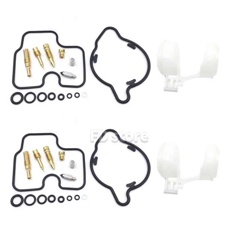 2 Sets Motorrad-Vergaser-Reparaturset für Honda XRV750 Africa Twin 1993-2003 750 Vergaser-Überholungssatz Schwimmnadelventil – Detail 1