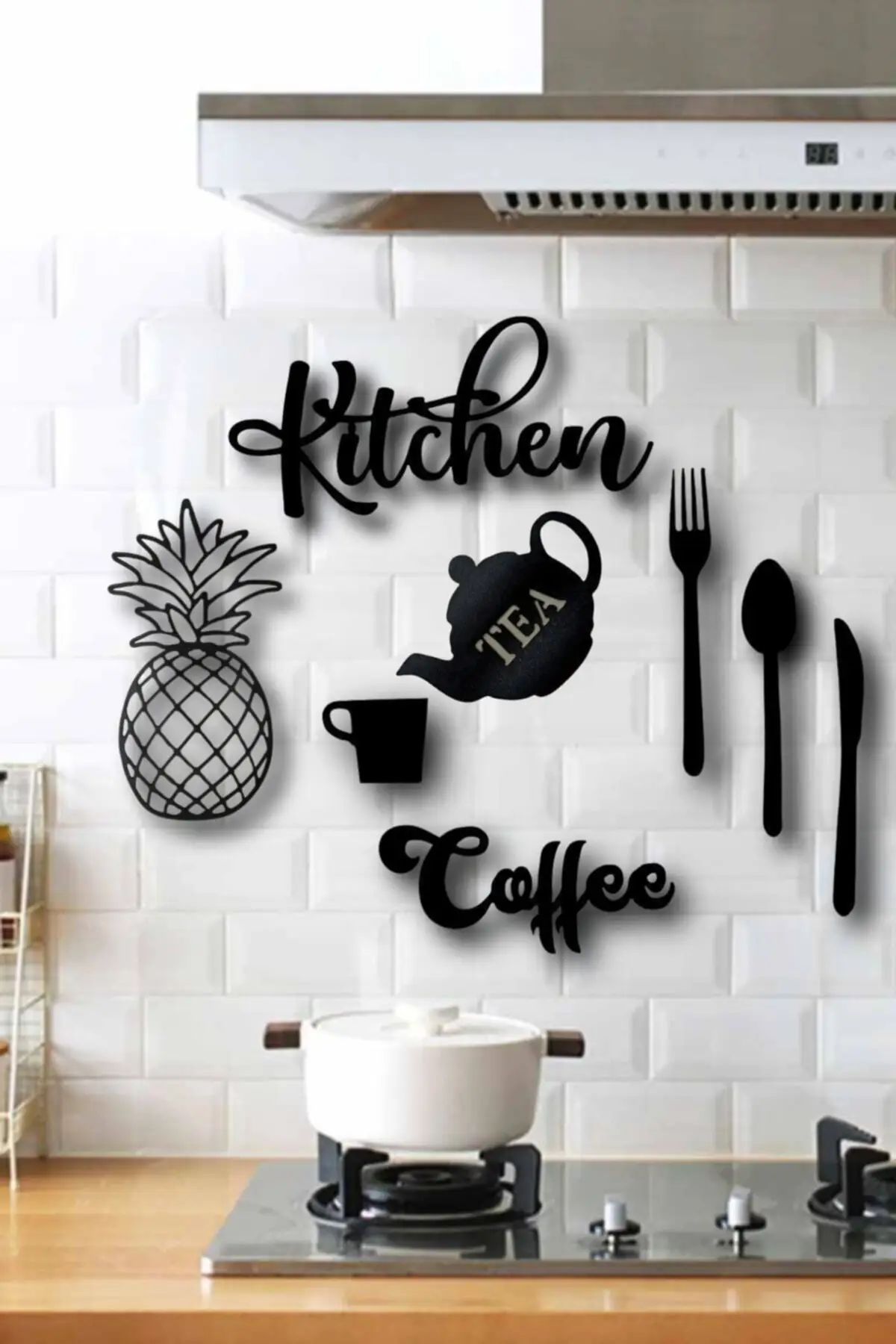 

Kitchen 9 Pieces + Bi Coffee + 4 Piece Bird Wall Decor 3 Products in 1