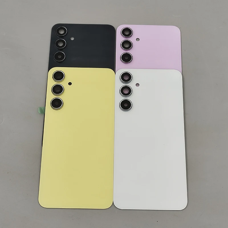 Rückglasabdeckung für Samsung Galaxy A55 5G A556 SM-A556B/DS Akkudeckel Rückseitige Gehäuseabdeckung Ersatzteile & Kameralinse
