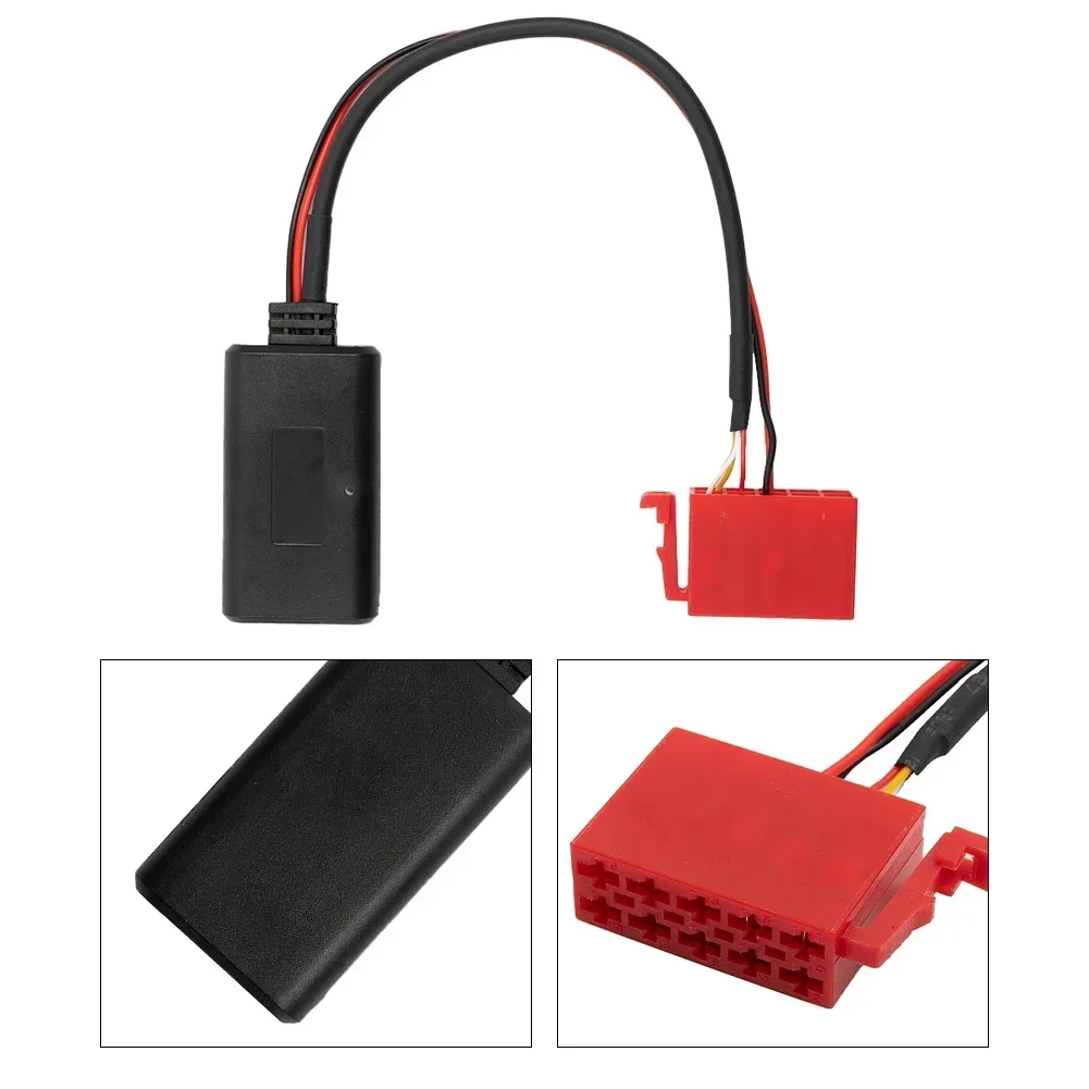 

Car Wireless Bluetooth Receiver: Audio AUX Module, Handsfree Music Adapter For Mercedes W124 W140 W202 W210 R129