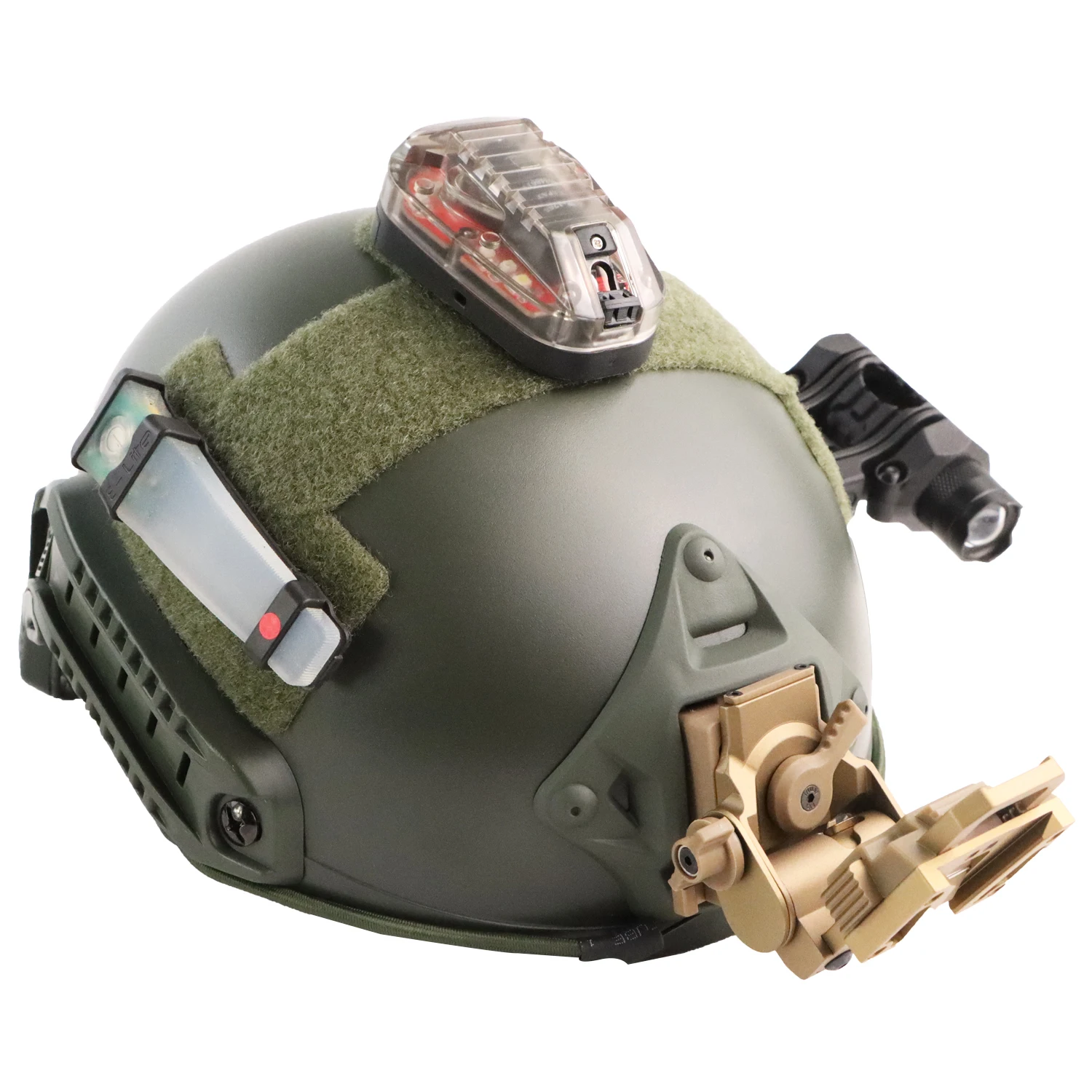 BOOIU helm Airsoft pria, pelindung kepala taktis Bump cepat MH tipe MH untuk olahraga luar ruangan Multicam Paintball