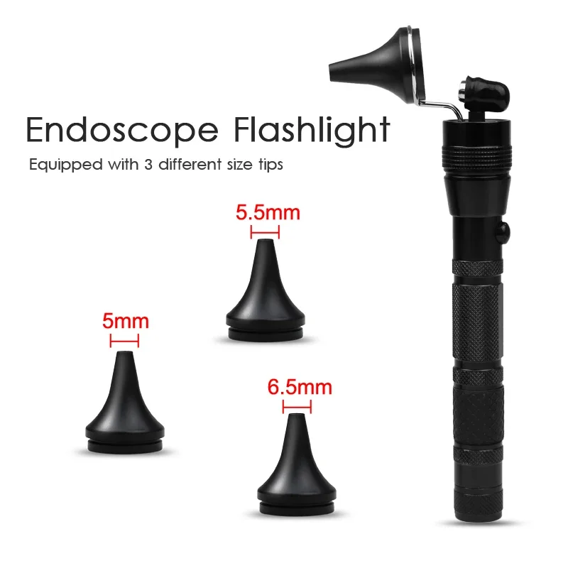 Ear Pick LED Hand Lamp Earwax Remover Lantern Light Earpick Nose Wax Removal Cleaner Handheld Flashlight with Speculum Tip A1