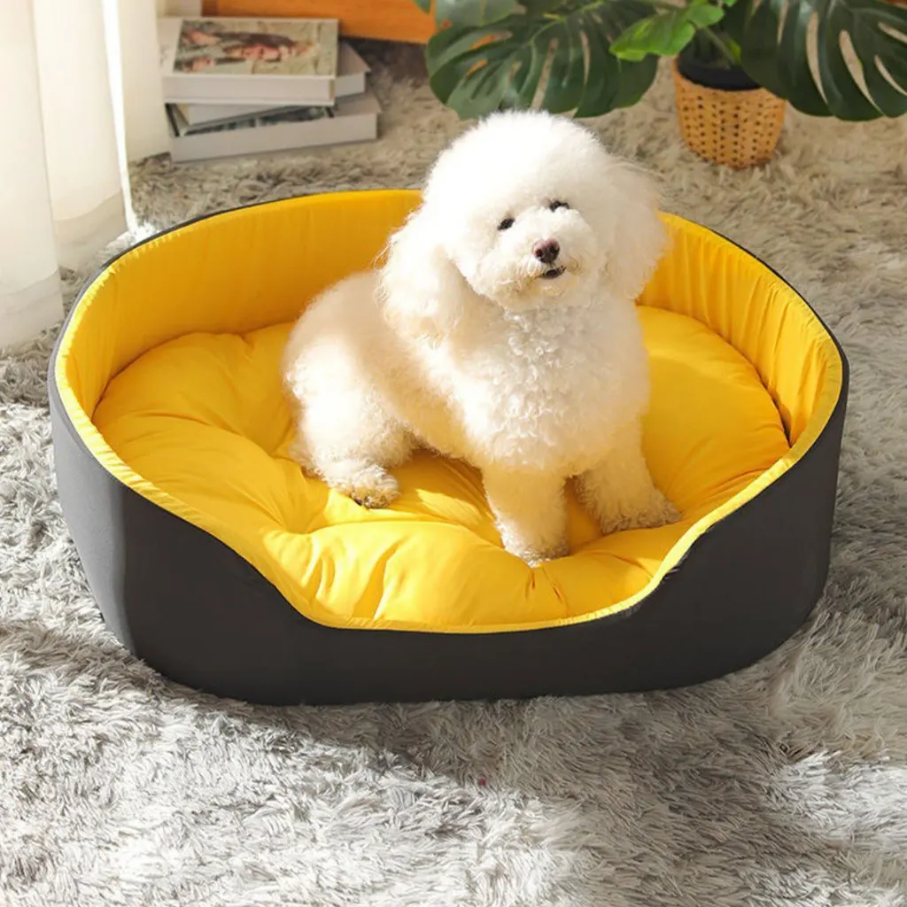 

Indoor Warm Dog House Soft 50*35cm Tent House Dog Kennel Cat Bed with Removable Cushion Suitable for Small Medium Large Pets