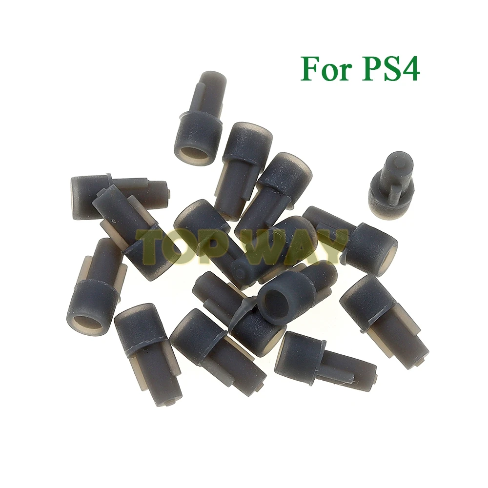 300PCS Clear Black For PS4 Silicon Rubber Reset Key Restart Button For Playstation 4 PS4 controller Repair