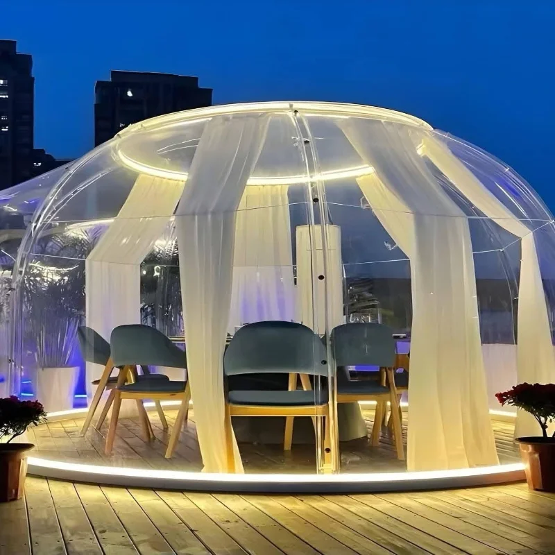 Bubble room Starry Sky Room Spherical Bubble House Polycarbonate Eco-Friendly Lightweight Durable Internet Celebrity Dreamy