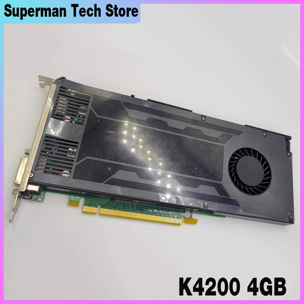 GPU For NVIDIA Quadro K4200 4GB GDDR5 Graphics Cards Video PS rendering 3D modeling CAD