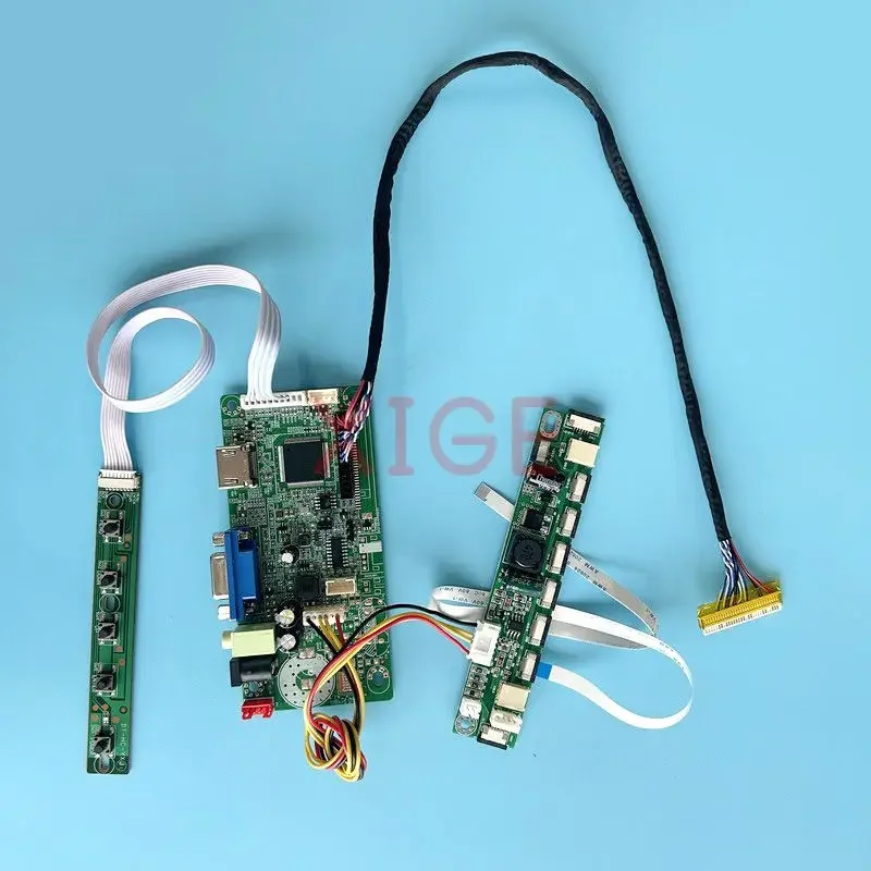 For MT185GW01 M185XW01 LCD Display Controller Driver Board VGA 1366*768 LVDS 30-Pin DIY Kit 18.5