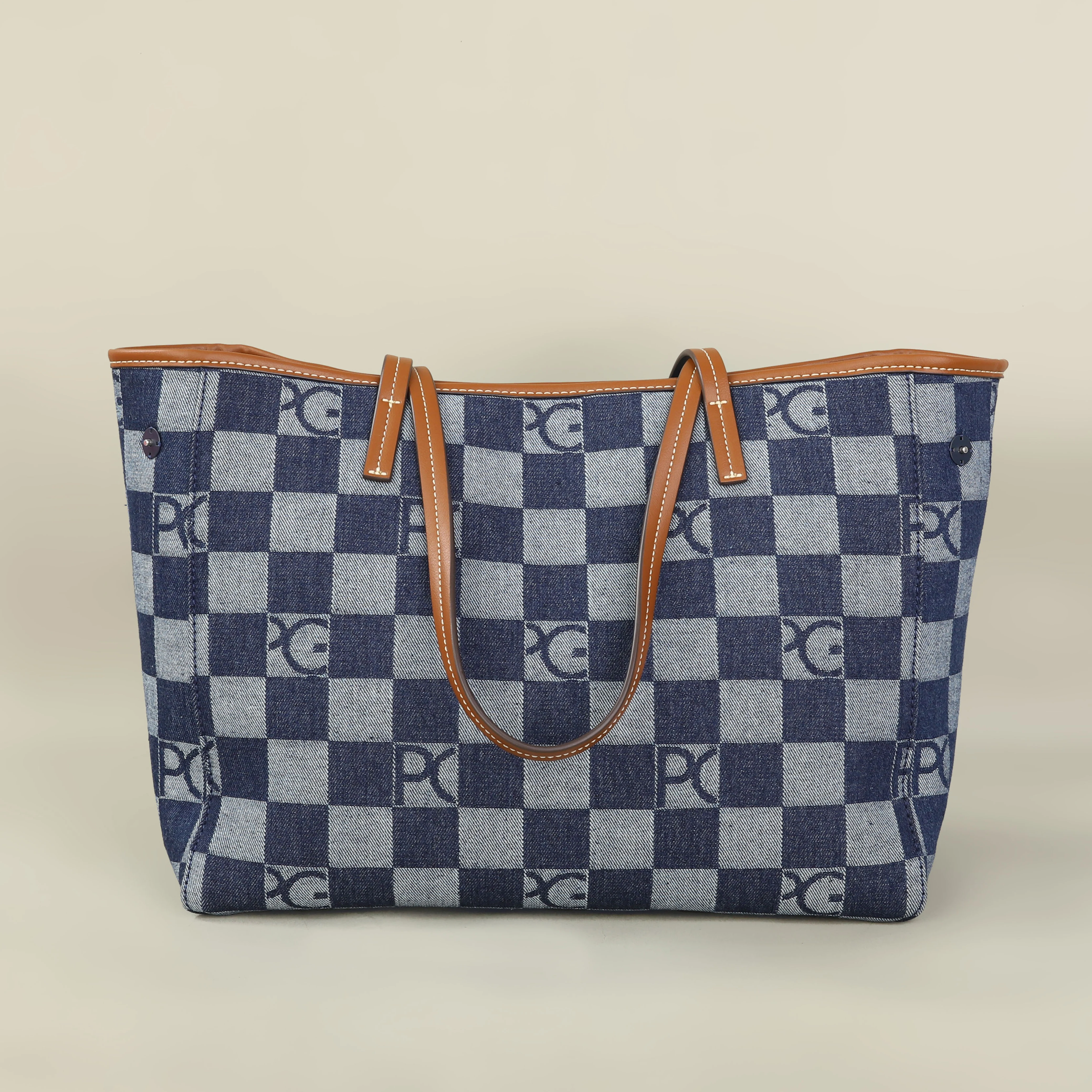 PG Lateinamerikanischer Europäischer Stil Damenhandtasche für den Alltag mit Multi-Cowboy-Splicing-Design, Modische Funktionale Große Kapazität Tragetasche – Detail 13