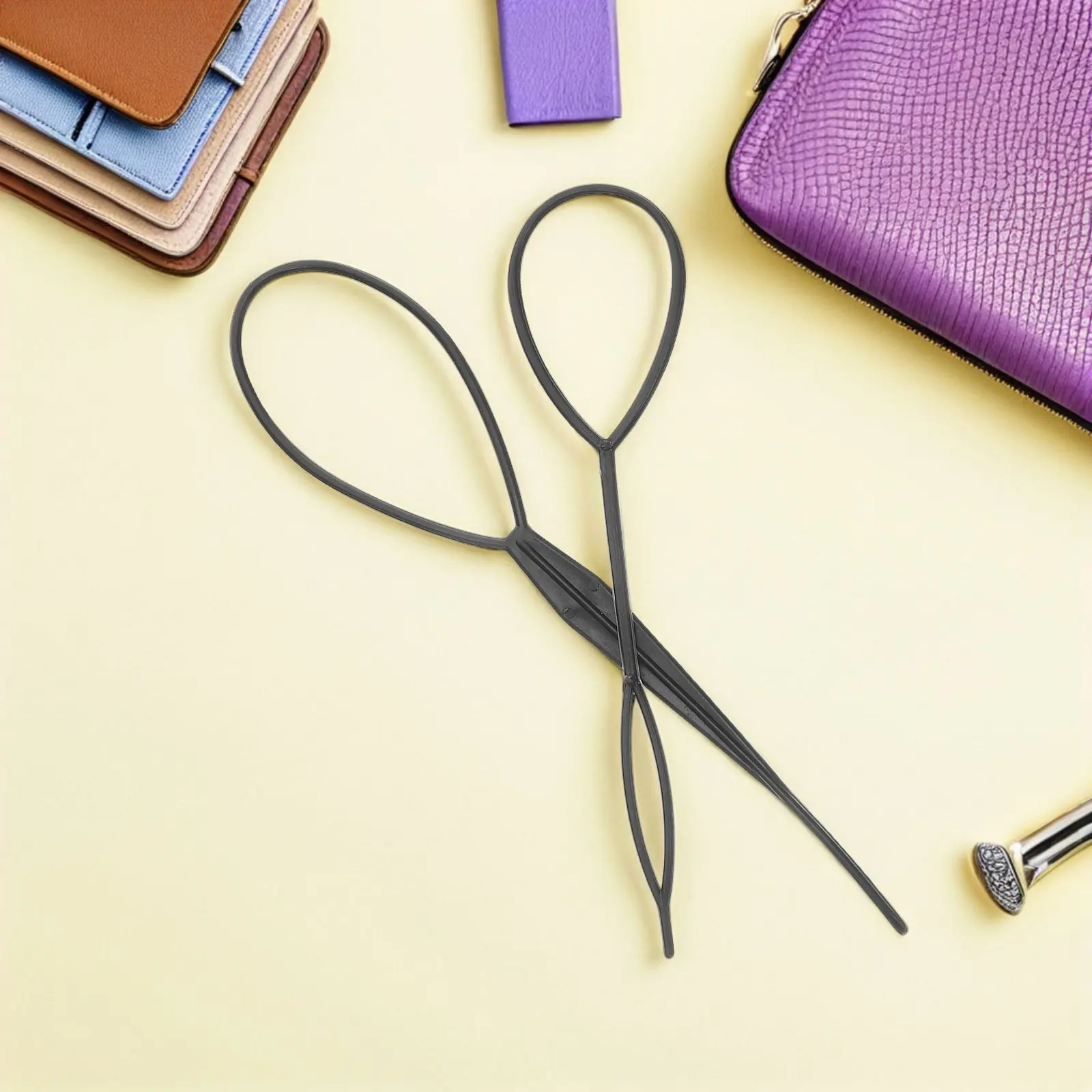 

2 шт. профессиональные иглы для укладки волос, для плетения косичек и причесок, инструмент для легкого самостоятельного создания причесок для вечеринок и банкетов