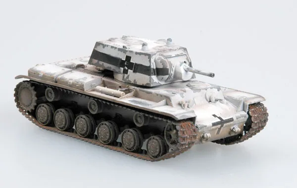 Easymodel 36278 1/72 WWII Soviet KV1 Heavy Tank German Captured Assembled Finished Military Model Static Plastic Collection Gif