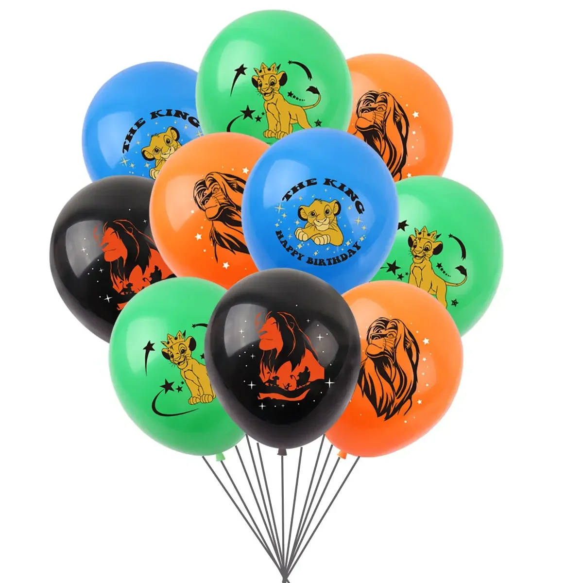 Lion Theme Lion Birthday Party Decorration Set for Kids with Enjoyable BirthdayBanner,Cupcake Toppers,Lion Balloon,Lion Stickers