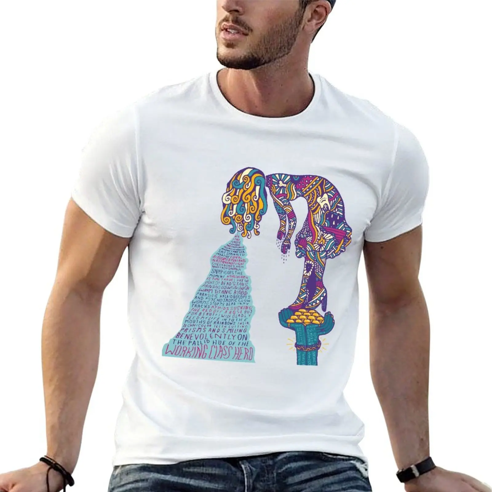 Supermodel - Foster the People T-Shirt Big and Tall Loose Fit T-Shirt