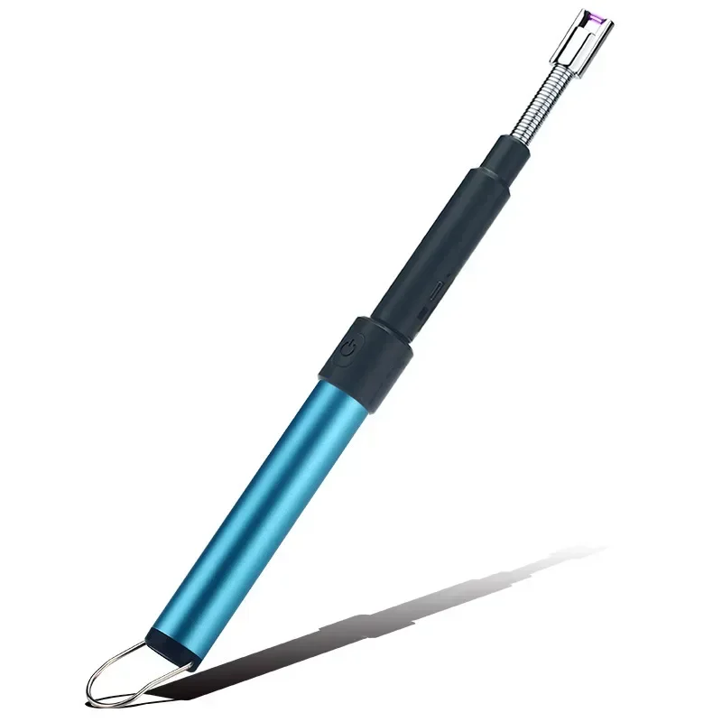 70CM BBQ-kaars USB-aanstekers Lange verstelbare oplaadbare keuken Winddichte sigarettenaanstekers Plasma gepulseerde krachtige boog