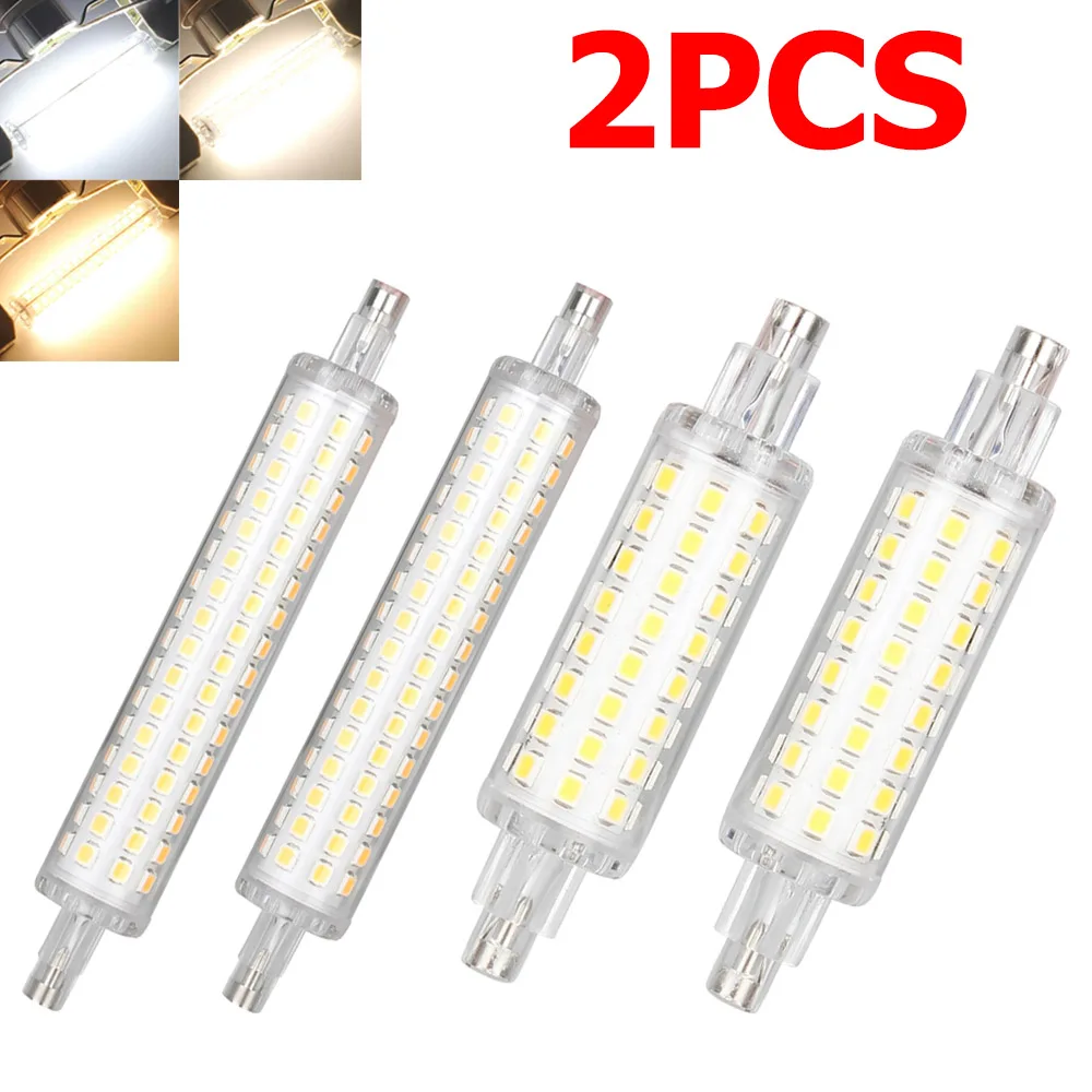 

2X J78 J118 R7s LED Flood Light Decorative 2835SMD Energy Saving 118MM Tube 240v Bulb Chip 360° Lamp Home 78MM 16W SMD 12W