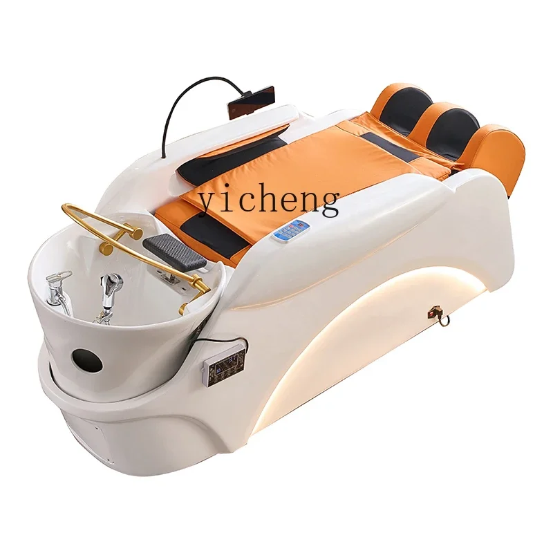 

ZC high-end electric intelligent massage shampoo bed ceramic basin beauty salon barber shop head treatment bed