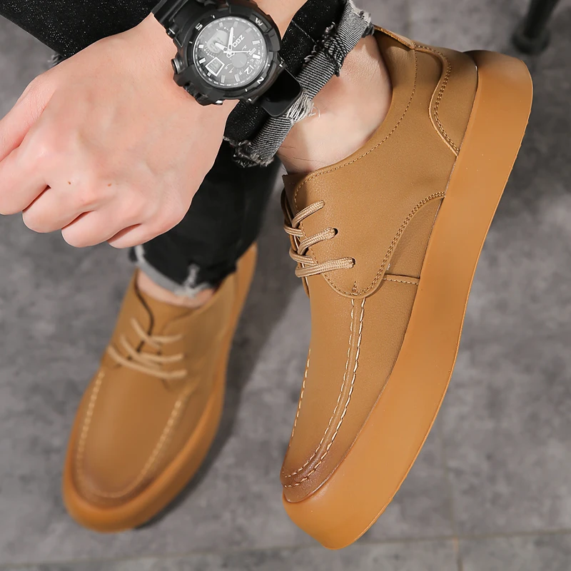 Genuine Leather Men Formal Shoes Italian Lace Up Casual Shoes Luxury Brand Dress Men\'s Shoes Moccasins Oxford Shoes Male Hombre