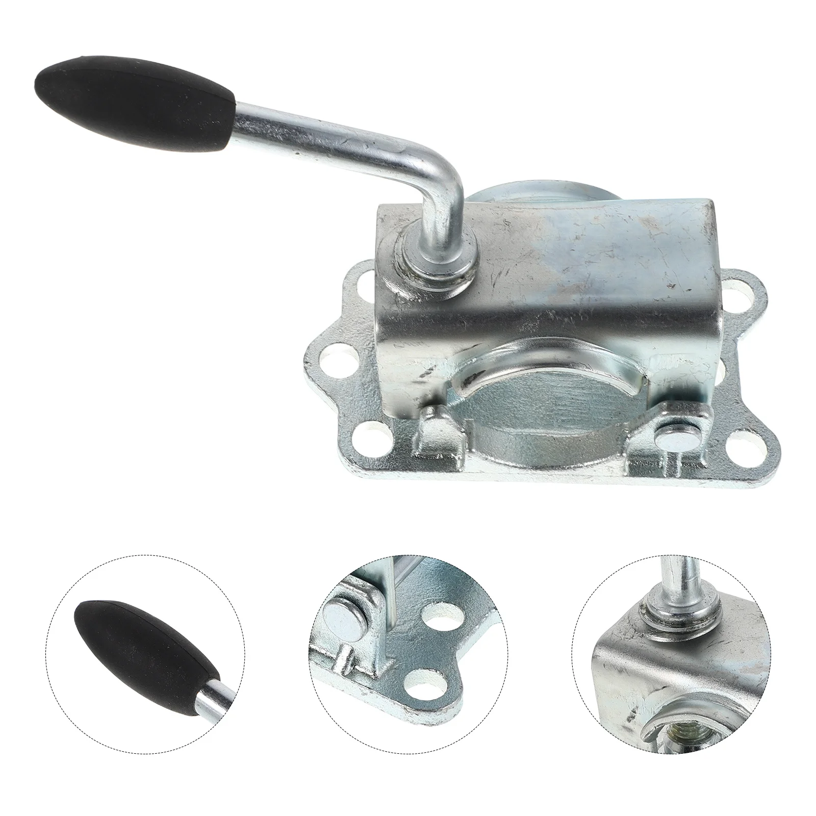 

Trailer Wheel Prop Stand Support 48Mm Adjustable Steel Split Clamp for Heavy Duty Mounting and Lifting Applications