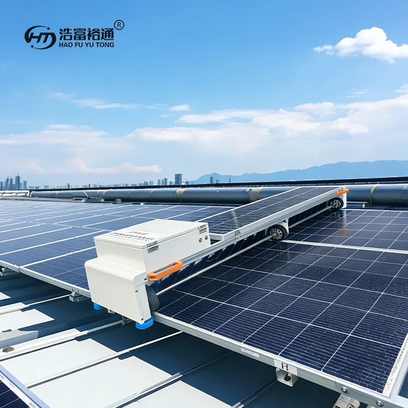 [CE Certified] Fully Automatic Solar Panel Cleaning No Human Intervention PV Cleaning Machine for Large-Scale Solar Farms