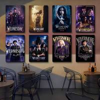 Movie Wednesday Classic Movie Posters Vintage Room Bar Cafe Decor Stickers Wall Painting