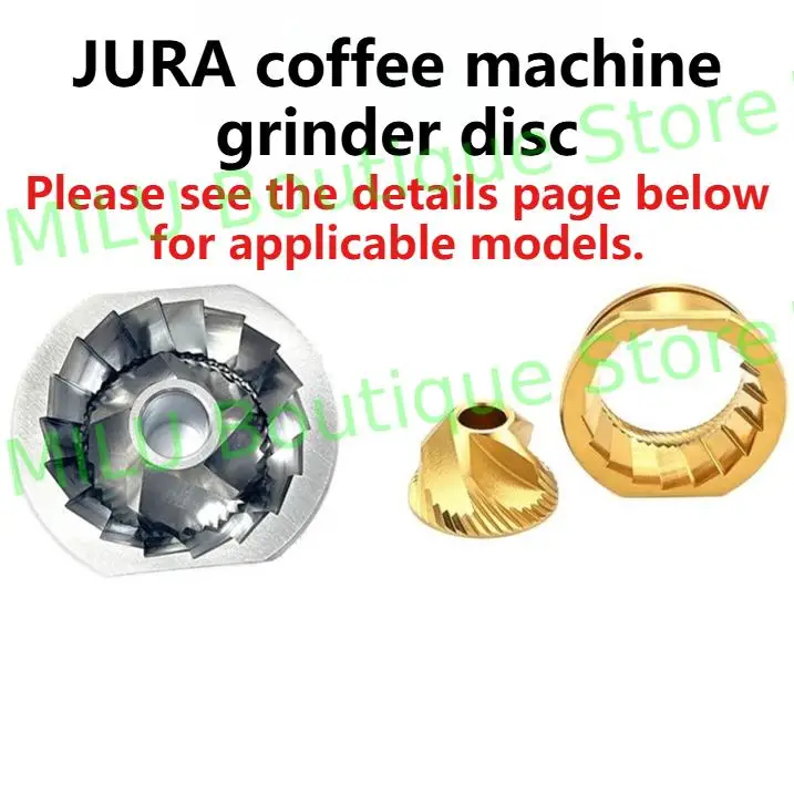 Geeignet für JURA Kaffeemaschine X8 Mahlwerk Schneidkopf Zubehör Titanbeschichteter Universal A179E86WE6 Schleifkernkegel