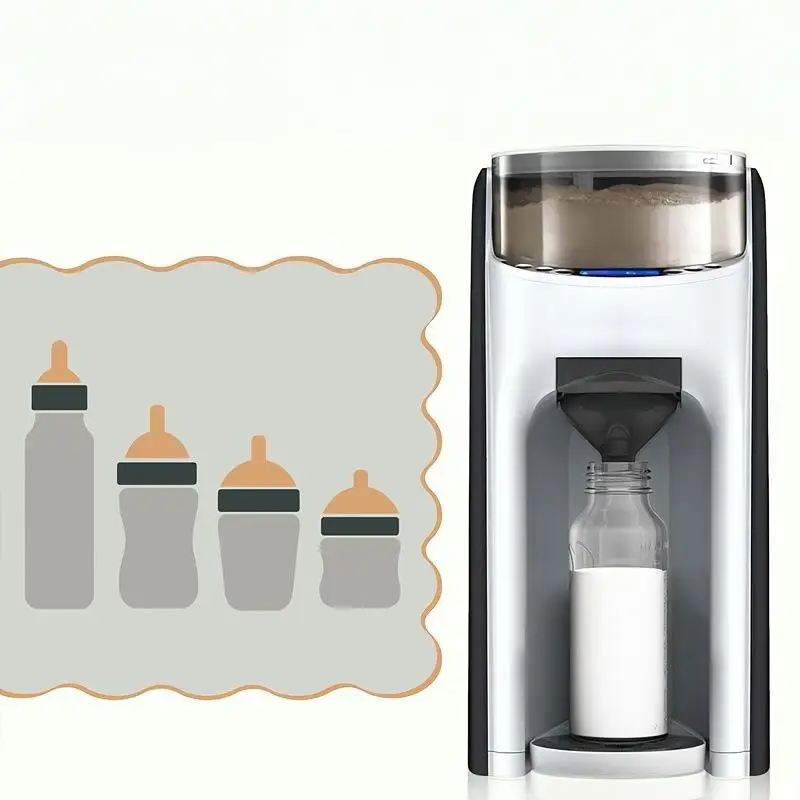 Set Suku Cadang Pengganti Baby Brezza - Corong & Penutup Asli untuk Dispenser Susu Formula, Kit Perawatan DIY dengan Desain Anti Bocor