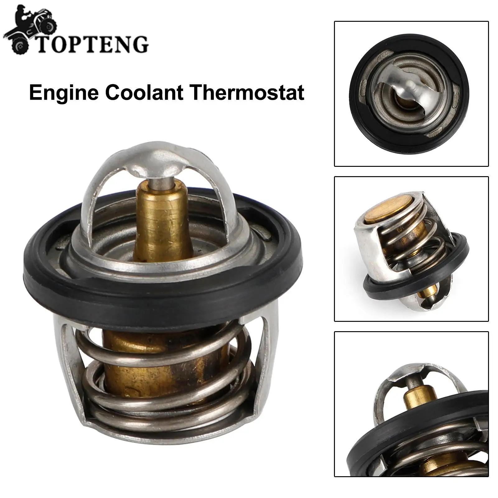 Topteng 7052352 7052308 for Polaris RZR 4 800 EFI Engine Coolant Thermostat ATV Accessories