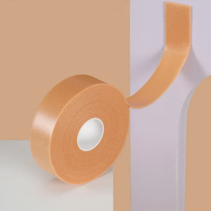 Invisible Anti-wear Foot Stickers on Heel Elastic Adhesive Thickened Foam Tape Anti-abrasion Foam Tape Stickers 1 Roll 2.5cmx5m