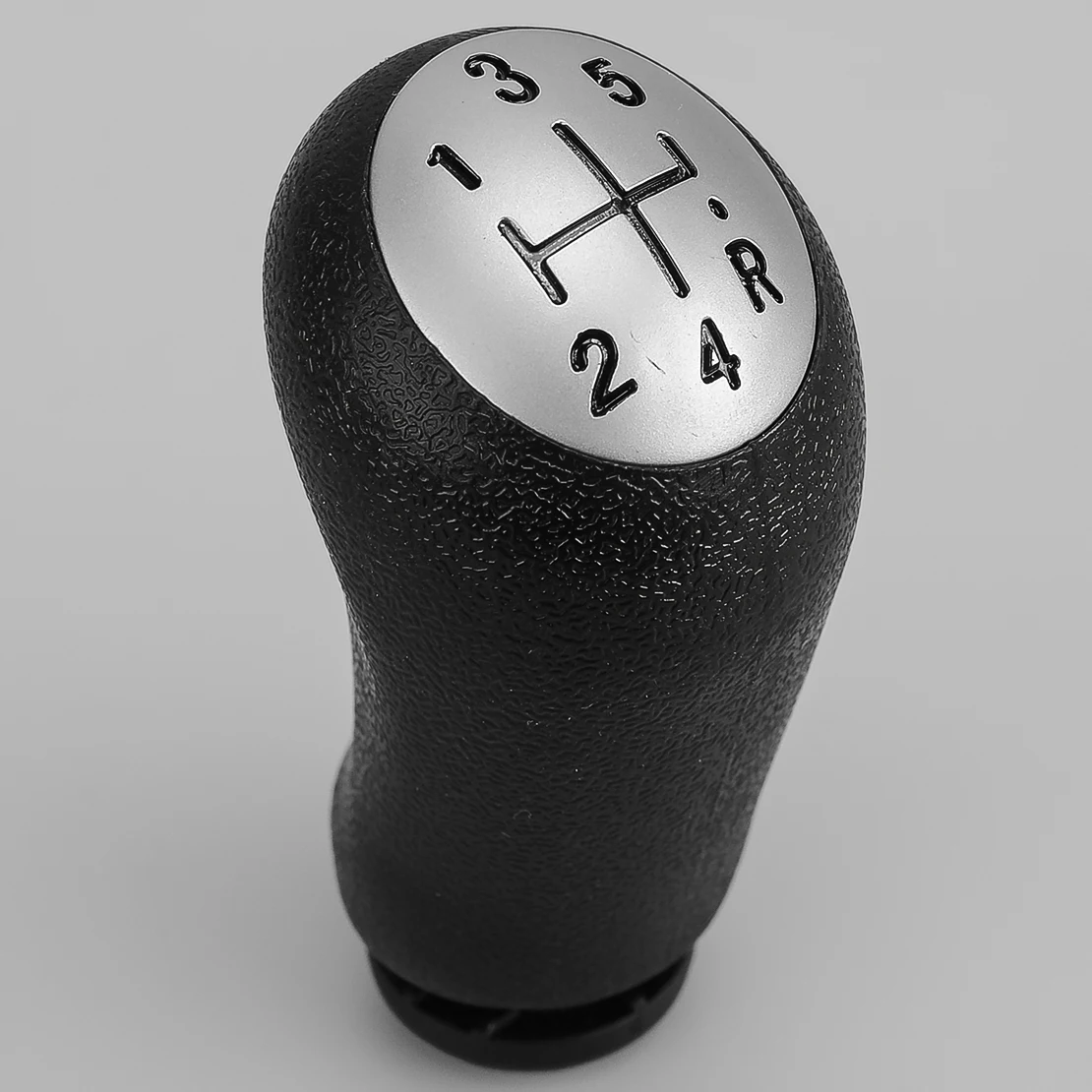 8200379950 8200059575 8200059578 5 Speed Gear Shift Knob Fit For Renault Dacia Duster Matte Silver Top Cover with Black Mark