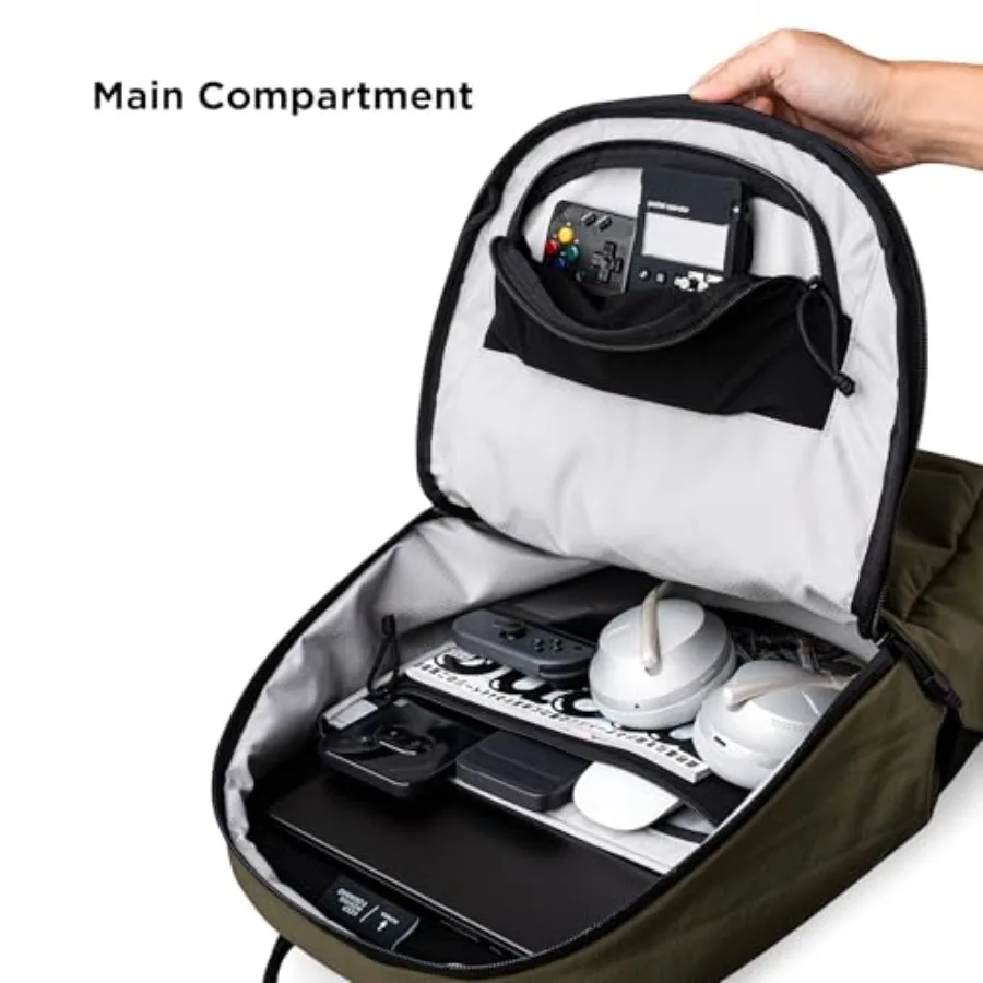 ALPAKA Bravo Rucksack 23L und Zip Pouch Pro – Laptop-Rucksack, passend für 16-Zoll-Computer – Minimalismus-Reißverschluss-Geldbörse – RFID-Blockierung