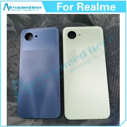 For Realme Narzo 50i Prime RMX3506 Battery Back Cover Door Housing Rear Case Lid Repair Parts Replacement