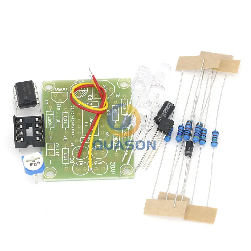 LM358 LED Breathing Light Kit Electronic Production Suite Electronic Kits DIY Parts Breath Light DIY Kit PCB laboratory