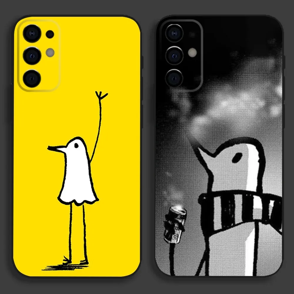 Goodnight Punpun Phone Case For Samsung S24,S21,S22,S23,S30,Ultra,S20,Plus,Fe,Lite,Note,10,9,5G Black Soft Cover