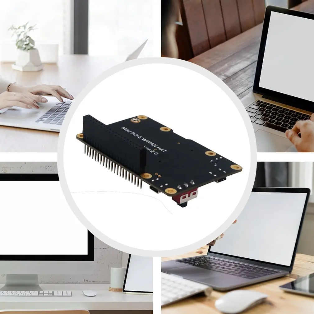 Scheda di espansione USB di dimensioni portatili con slot per scheda SIM Mini modulo 3G/4G/LTE HAT scheda adattatore verticale per Raspberry Pi all'ingrosso