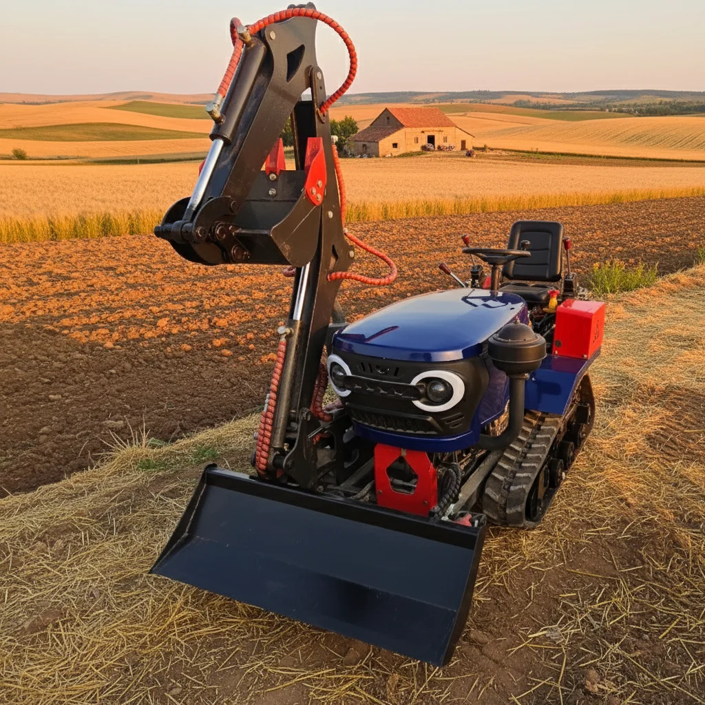 

Мини-трактор 4WD для фермерских хозяйств, малогабаритный дизельный сельскохозяйственный трактор с навесным оборудованием на заказ