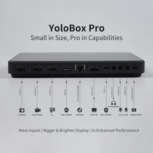 

YOLOLIV YoloBox Pro The Ultimate All-In-One Multi-Cam Live Streaming & Switching System