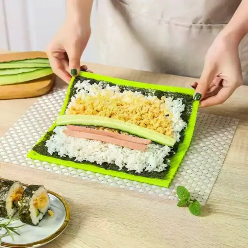 Silicone Hand Roll Sushi Rolli - огляд і ціна Sushi Mat Bamboo