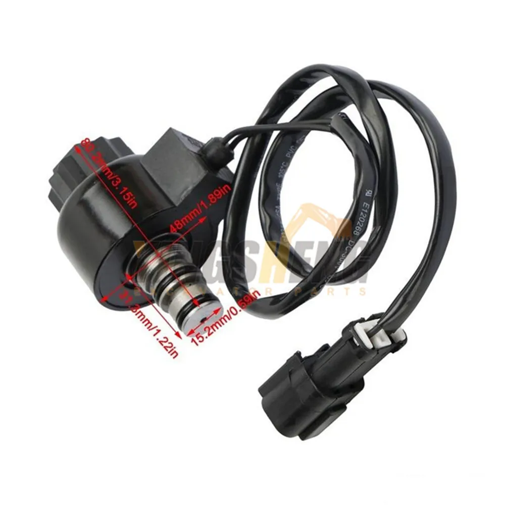 

High-quality 203-60-56180 electric rotary solenoid valve for SD1169-24-11 Komatsu PC60-5, PC100-5 and PC120-5 excavators
