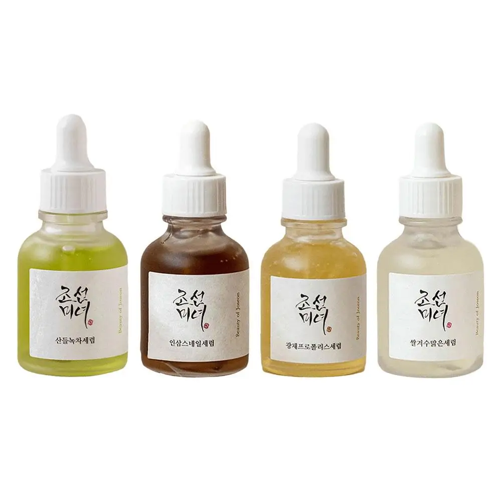 Korean Green Tea Ginseng Rice Essence Hydrating Niacinamide Arbutin Moisturizing Liquid Ampere Serum Hydrating Skin Care 30ml